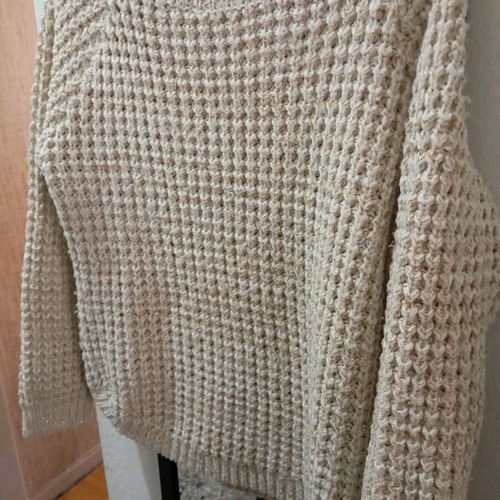 Zara knitted sweater like new, size 11-12 years, beige