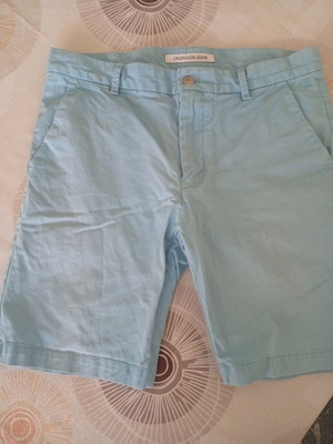 Calvin Klein jeans chino slim fit light blue used, size 31