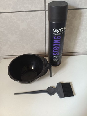 Syoss Hair Dye And Hairspray Set Like New