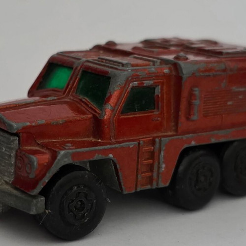 Matchbox Rolamatics Red No. 16 Badger 1973 toy car