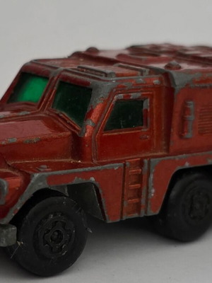 Matchbox Rolamatics Red No. 16 Badger 1973 toy car