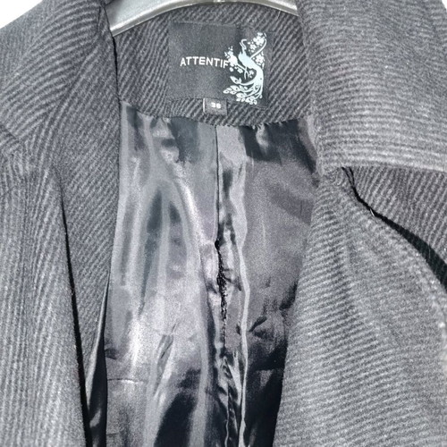 Dark gray coat size 36 like new