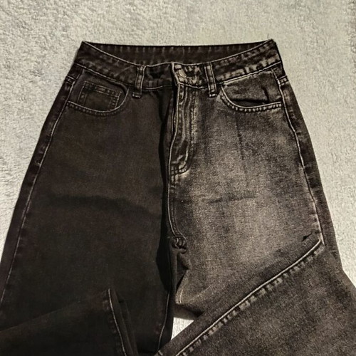 Grey jeans for girls age 14, like new, size 164 cm