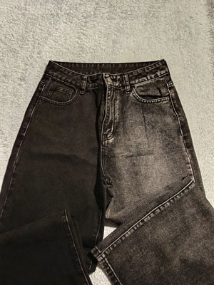 Grey jeans for girls age 14, like new, size 164 cm