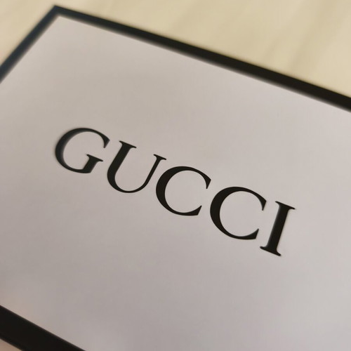 Gucci luxury box wallet size, new