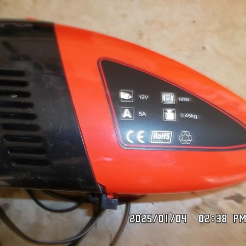 Electric vacuum cleaner used 12V 60W classic car gadget