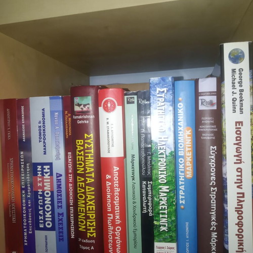 Academic books like new, marketing pack