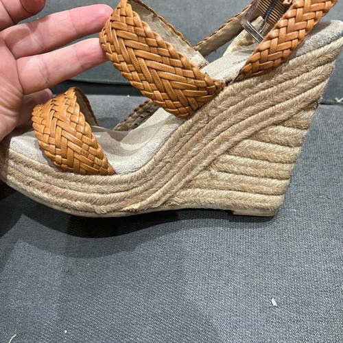 Michael Kors platform shoes used size 40 tan leather