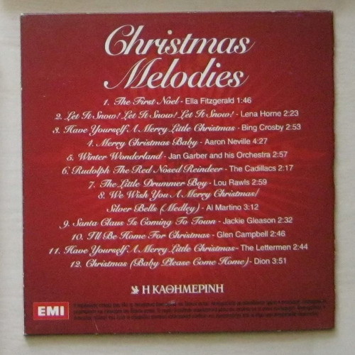 Christmas melodies CD used in very good condition