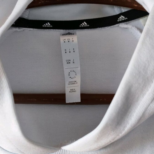 Adidas Future Icons 3-Stripes Hoodie size M like new, white