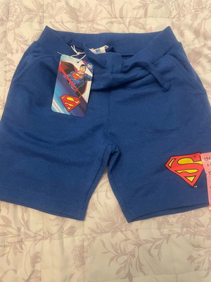 Superman bermuda shorts new for 9 years old, blue, Marvel
