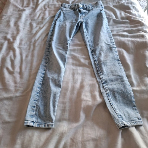 H&M kids' blue denim jeans used for girls, ages 8-9