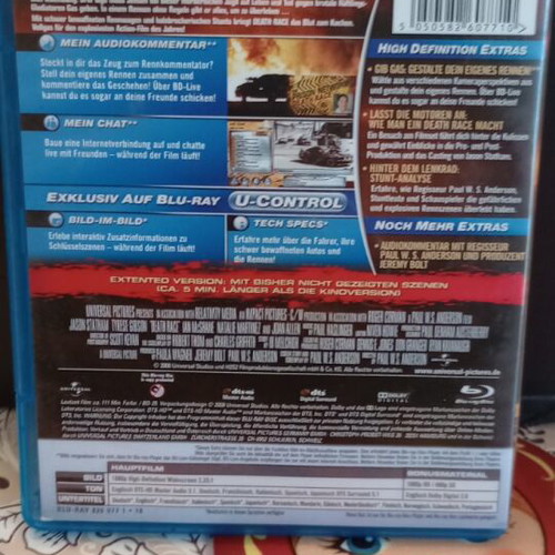 Death Race Blu-ray used in excellent condition without Greek subtitles