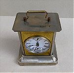  Ρολόι - Ξυπνητήρι μεταλλικό "Carriage Clock" με μουσική, περίπου 130 ετών.