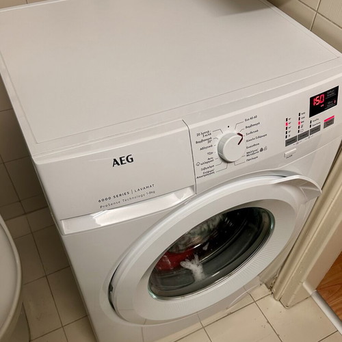 AEG 6000 Series LAVAMAT washing machine ProSense Technology 1-8kg