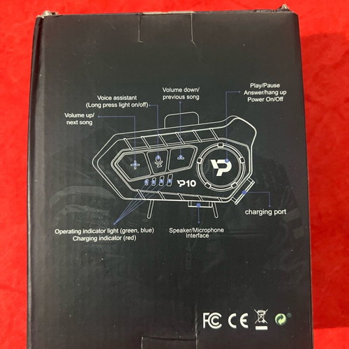 Motorcycle rider intercom new