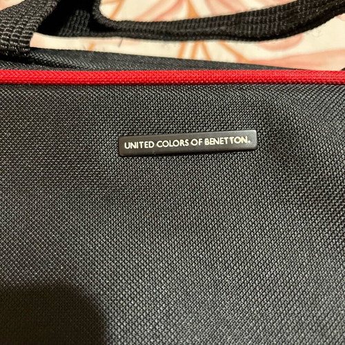 Τσάντα εργασίας Benetton καινούργια, μαύρη για laptop και έγγραφα