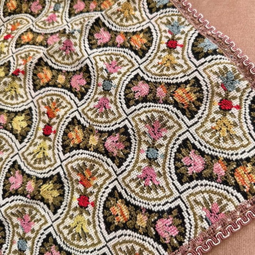 Vintage German embroidered table linens set