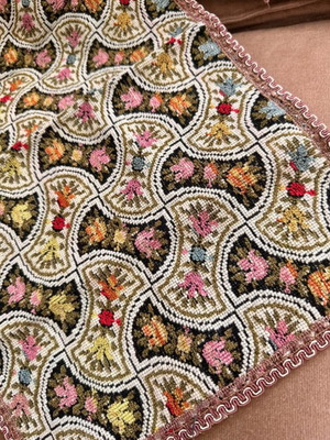 Vintage German embroidered table linens set