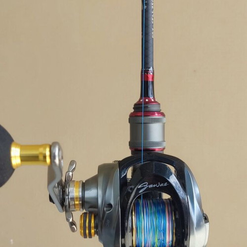 Fishing set new with XZoga Black Buster BBX Revo rod, Gawas Bullet Cast reel and YGK Jigman Ultra line