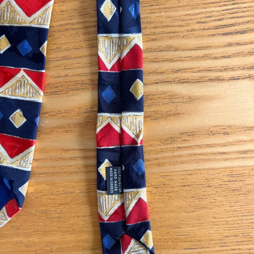 Giorgio Milano vintage men's tie with geometric pattern