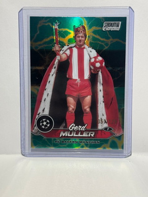 2024 Topps Stadium Chrome Gerd Muller #99 Electric card new