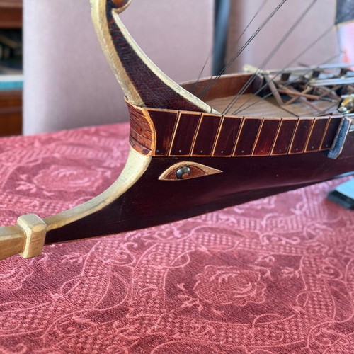 Wooden Greek Trireme Antique like new