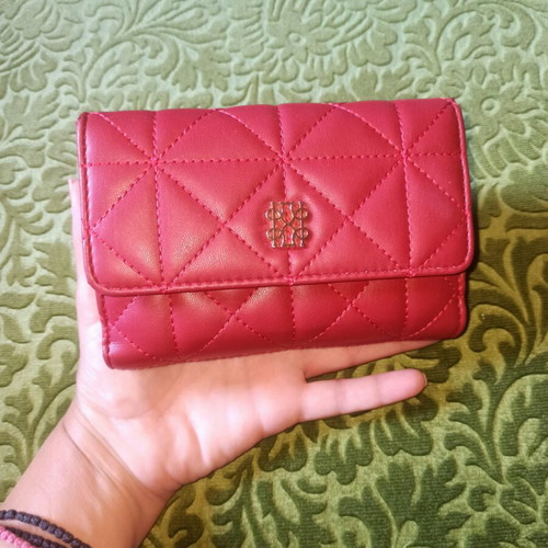 Kem wine red wallet