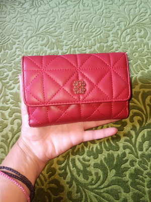 Kem wine red wallet