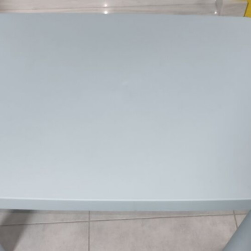 IKEA MAMMUT children's table and chair set, light blue
