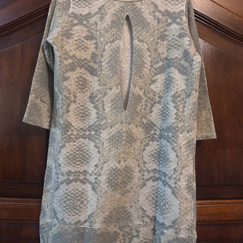 zara grey dress mini Alanna Halter Cowl Neck Midi Dress main image 1