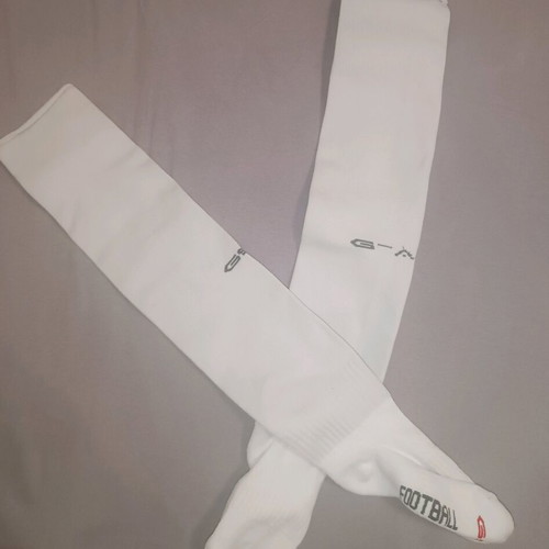 GSA football socks new, white and grey, size 40
