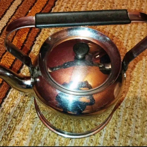 Swedish kettle used, stainless steel, 1.5 liters