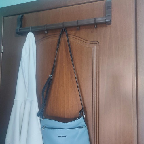 Plastic door hanger with 5 hooks, new