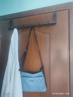 Plastic door hanger with 5 hooks, new