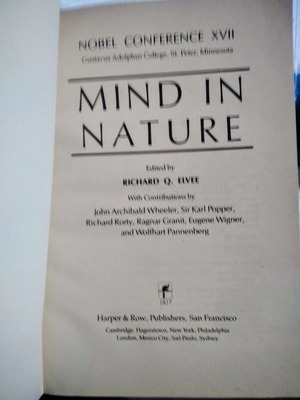Mind in Nature used book