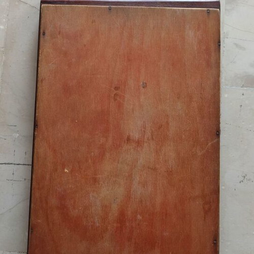 Wooden vintage tray with butterfly wings like new
