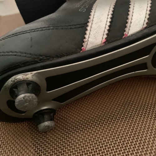 Adidas leather football shoes used, size 42, Bernd Schuster