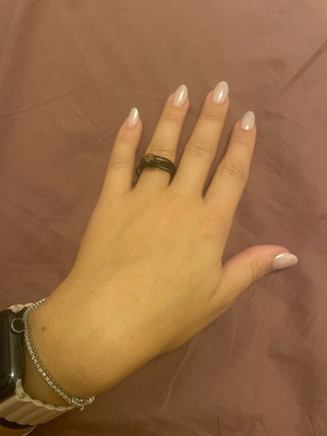 Handmade ring with stone new