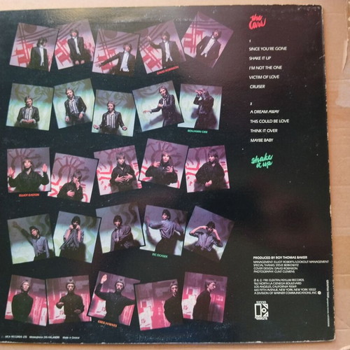 The Cars Shake It Up LP rock, like new