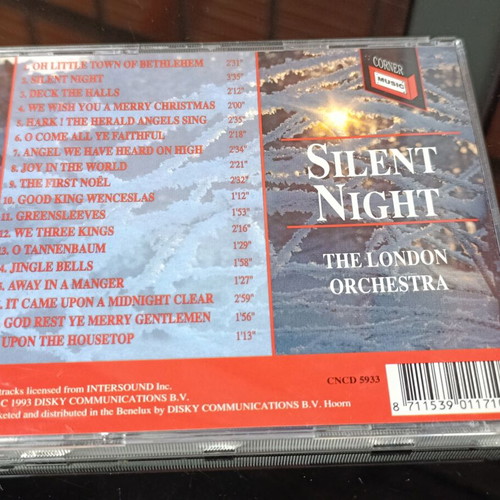 Silent Night CD used with classic Christmas songs by The London Orchestra