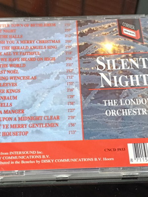 Silent Night CD μεταχειρισμένο με κλασικά χριστουγεννιάτικα τραγούδια από The London Orchestra