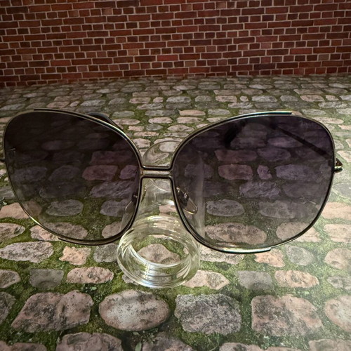Gucci purple degrade sunglasses used with minor lens wear