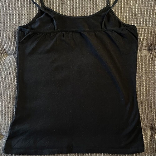 Basic black cami top XL, like new, thin straps