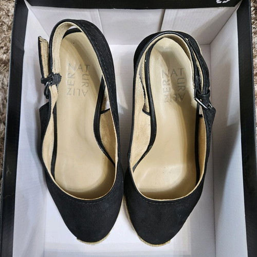 Naturalizer women's black espadrilles like new, size 37