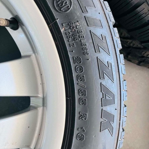 BMW Genuine Aluminum Rims 16" 5x120 with Bridgestone Winter Tires used