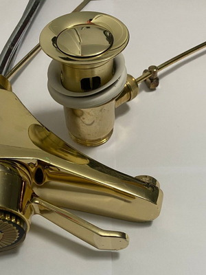 Ib-rubinetterie vintage sink faucet like new, brass