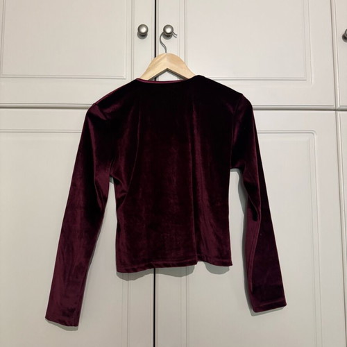 Velvet blouse like new, size M / 38 / 10
