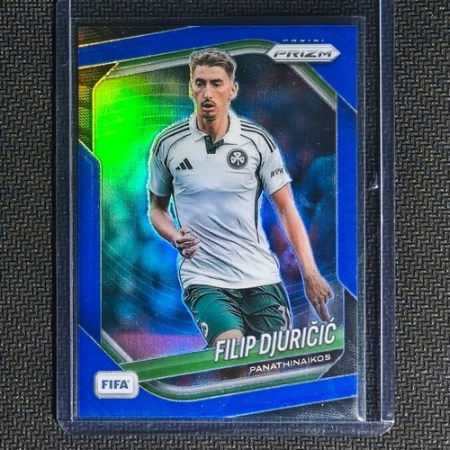 Filip Djuricic Panathinaikos Blue Prizm 127/199 card new