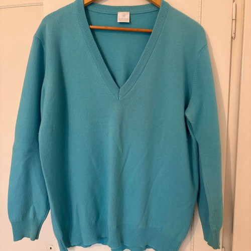 Madeleine pullover turquoise used, size XXL-XXXL